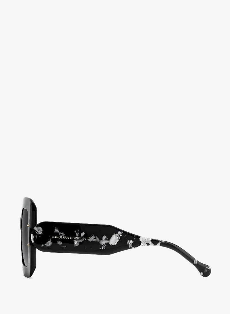 Carolina Herrera  CAROLINA HERRERA HER 0322/S Sunglasses Black Square  | Best Price UAE