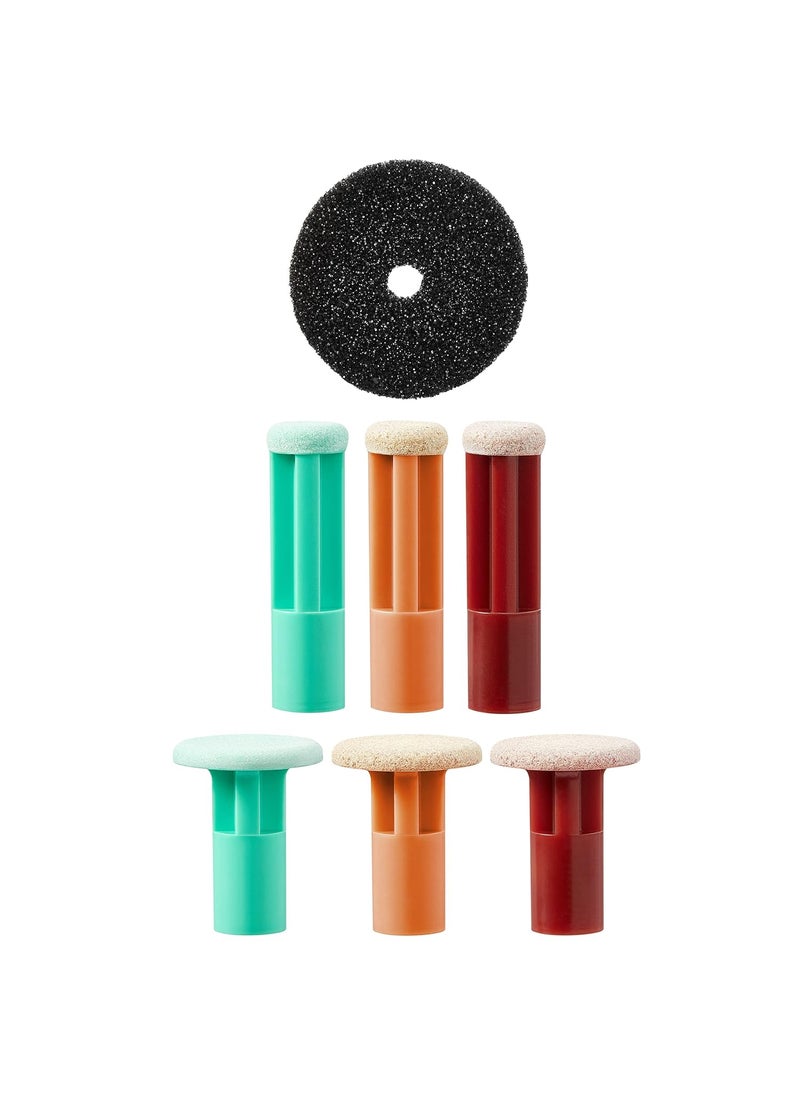 PMD Beauty PMD Personal Microderm Replacement Discs - Includes 6 Discs and 1 Filter - For Use With Classic, Plus, Pro, Man, and Elite 