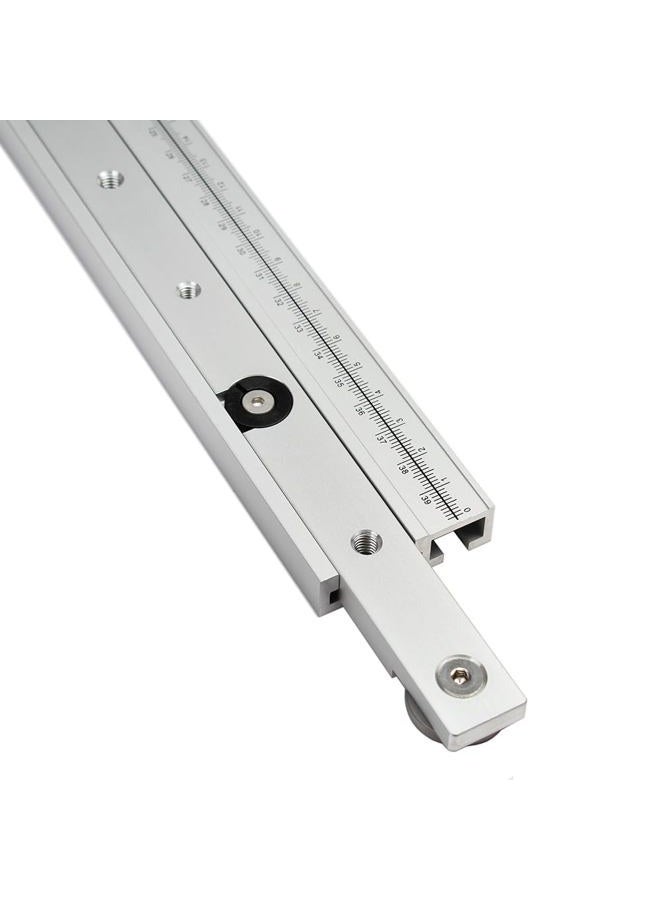 KETIPED Aluminium Alloy Miter Bar Clamping Tool Slider Table Saw Gauge Rod T-Slot Track Bar Rail for Router Tables and Woodworking,300mm-Silver - Image 4