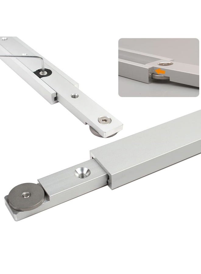 KETIPED Aluminium Alloy Miter Bar Clamping Tool Slider Table Saw Gauge Rod T-Slot Track Bar Rail for Router Tables and Woodworking,300mm-Silver - Image 5