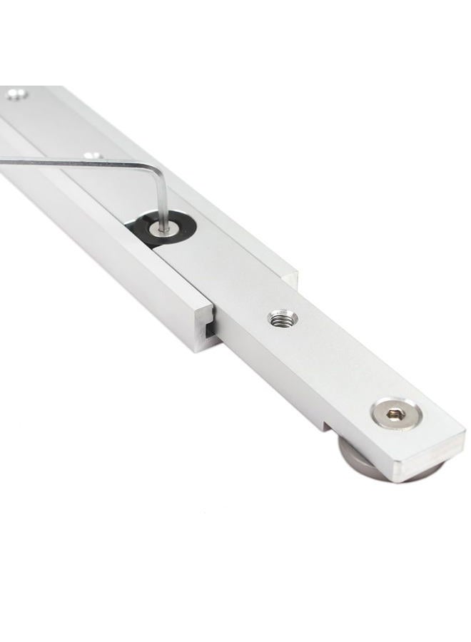 KETIPED Aluminium Alloy Miter Bar Clamping Tool Slider Table Saw Gauge Rod T-Slot Track Bar Rail for Router Tables and Woodworking,300mm-Silver - Image 3