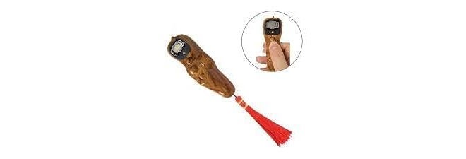 TheMujtaba Digital Tasbeeh Hand Tally Counter Finger Ring Digital Counting Machine Counter Tasbeeh & Jaap mala for Counting Purpose with LED (Pack of 1) (Wood Brown) - Image 5