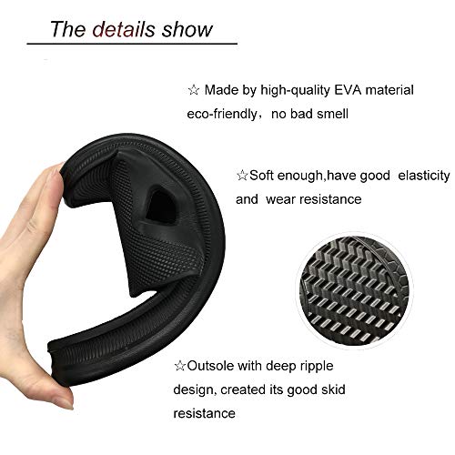 FUNKYMONKEY Bathroom Shower Sandal Mens Womens Indoor Home Beach Non Slip Slippers (10 M US, Dark Black) - Image 5