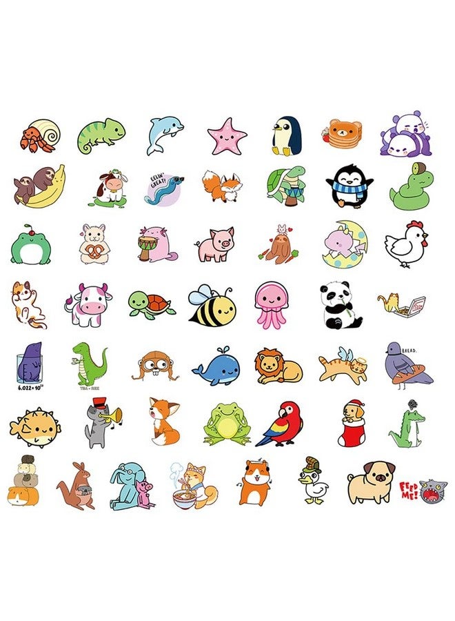 Dream Loom Animal Stickers for Kids, 100PCS Cute Vinyl Waterproof Stickers, Aesthetic Sticker Packs for Water Bottle, Laptop, Phone, Computer, Scrapbooking, Skateboard for Teens Girls Boys Adults - Image 2