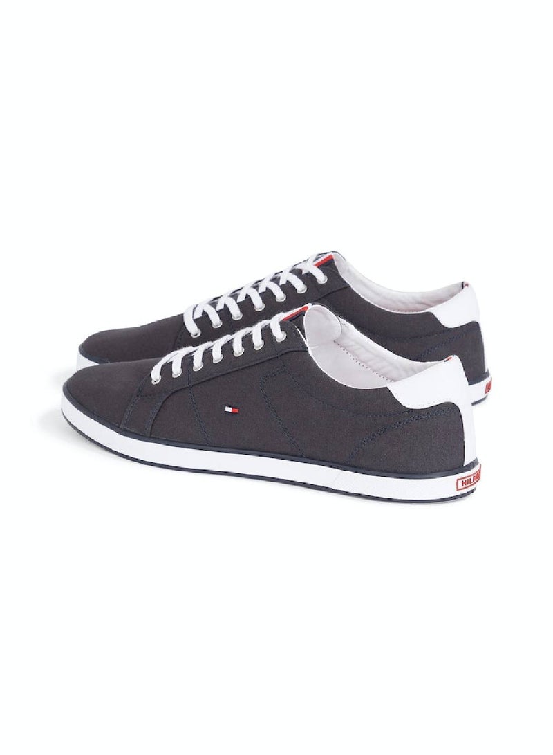 TOMMY HILFIGER Canvas Lace Up Sneakers  - Image 4