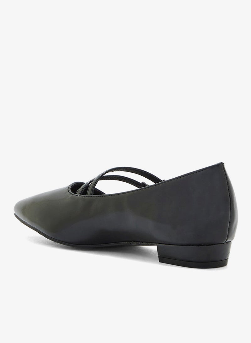 ايلا حذاء مسطح مدبب بكعب مزدوج - Image 3