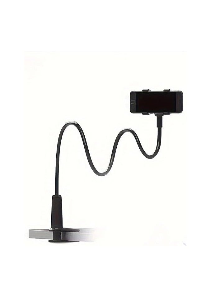 Promass Metal 360 Degree Flexible Portable Foldable -Lazy Stand Bracket Cell Phone Holder/Gooseneck Long Arm Clip Mobile Stand for Table Mobile Stand for Bed Office - Image 5