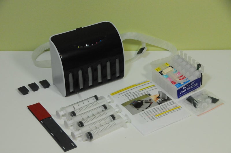 INKXPRO Empty CISS Refill Cartridge Kit Works with Artisan 1430 Stylus Photo 1400 Printers (Empty CISS System) - Image 2