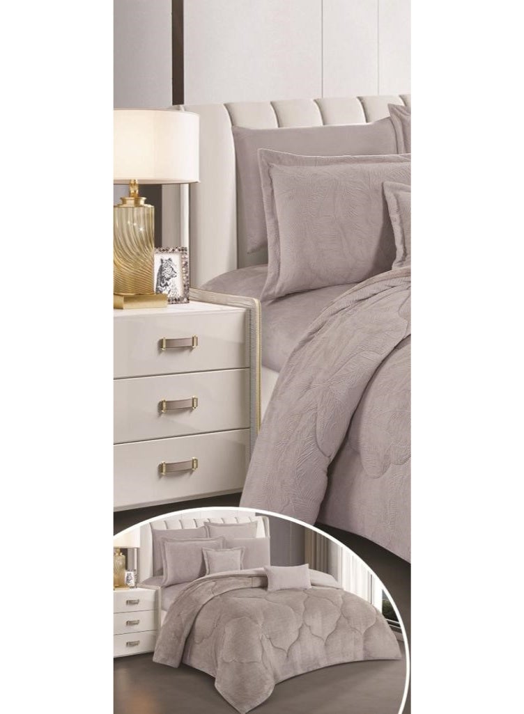 Horse Plain winter double bed sheet set, embroidered to keep you warm on cold nights, size 240*260 cm - Image 2