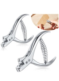 SYOSI 2 Pieces Pattern Notcher Stainless Steel Pattern Notcher Paper Notcher Pattern Punch Tool Designer Tailor Sewing Pliers Tailors Proofing Pliers Pattern Making Tool for Cloth Fabric DIY Crafts  - Image 1