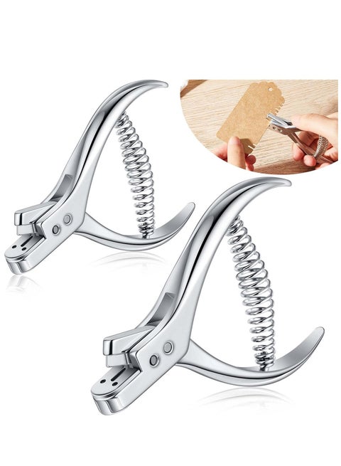 2 Pieces Pattern Notcher Stainless Steel Pattern Notcher Paper Notcher Pattern Punch Tool Designer Tailor Sewing Pliers Tailors Proofing Pliers Pattern Making Tool for Cloth Fabric DIY Crafts