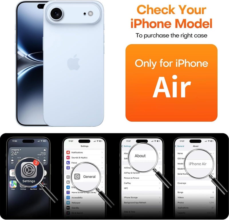 ImpactStrong 3-Pack Shatterproof Tempered Glass Screen Protector for iPhone 17 Air [Easy Installation Frame] [Bubble Free] [9H Hardness] [Full Coverage] Case Friendly, 6.6 Inch - Image 2