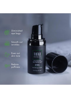 tiege hanley Tiege Hanley Mens Under Eye Cream for Dark Circles, EYES - Eye Cream for Puffiness & Bags Under Eyes - Firming Anti-Aging Eye Wrinkle & Fine Lines Cream - Tightening Eye Bags Treatment for Men, 0.5 Oz  - Image 4