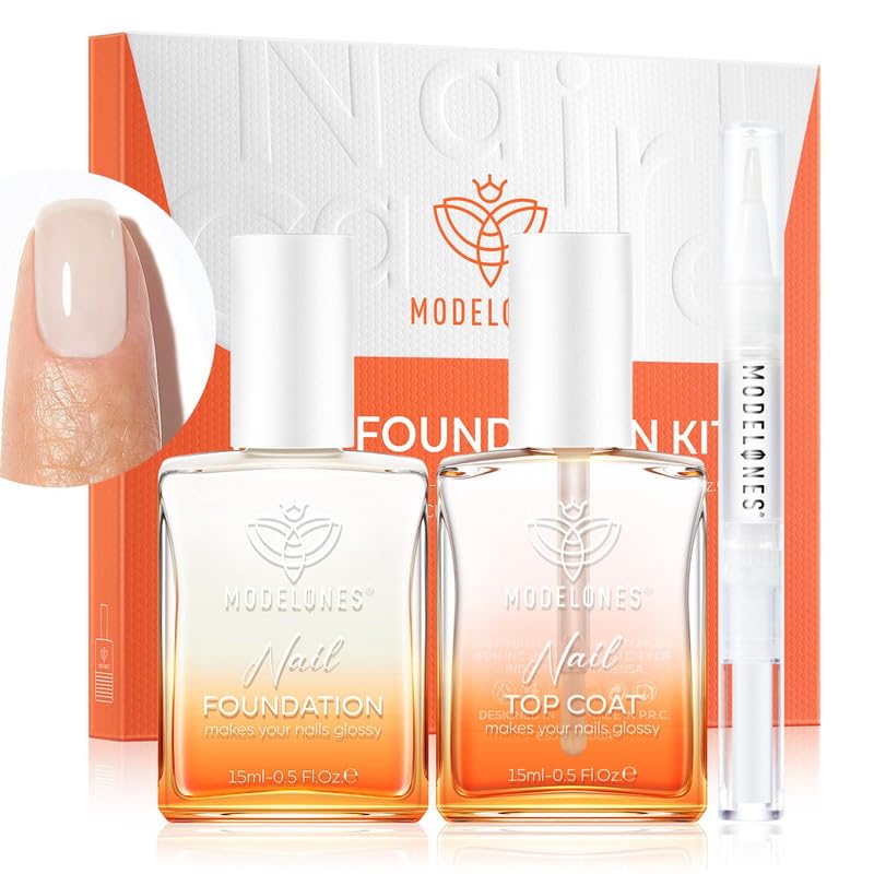 موديلونز مقوي الأظافر جل شفاف طلاء أظافر قلم زيت البشرة البيضاء الحليبية لإصلاح الأظافر التالفة مجموعة العناية للنساء 15 مل ملء الفجوات للنمو
