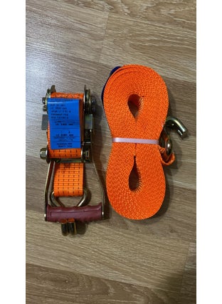 Strong 5 Ton Spanzet 10 Mt set Orange  - Image 1