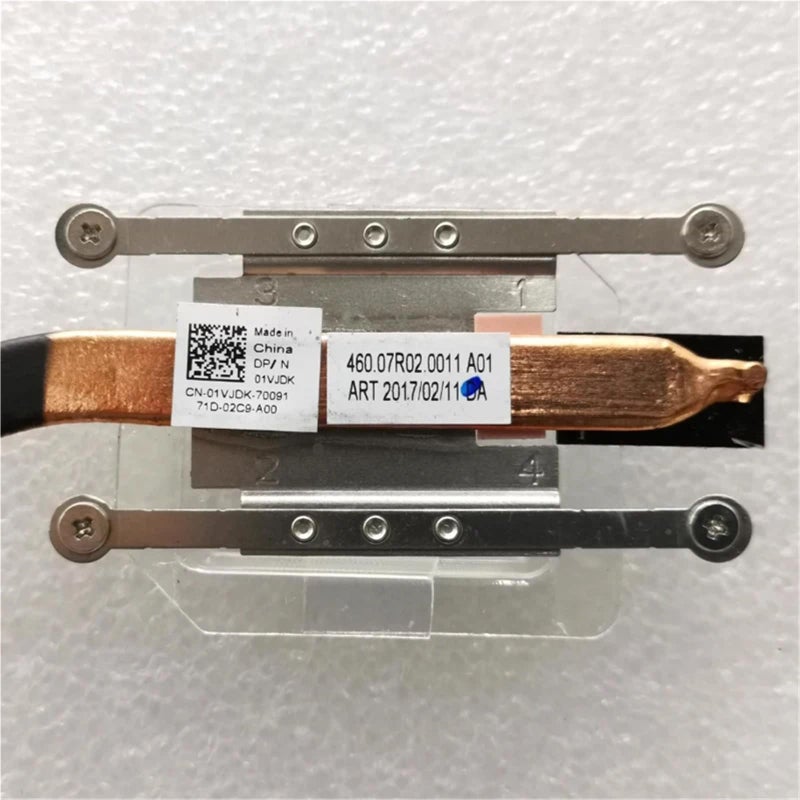 Copper Tube Laptop Heatsink Radiator for 5368 5378 7368 7378 Models CN 01VJDK 1VJDK - Image 4