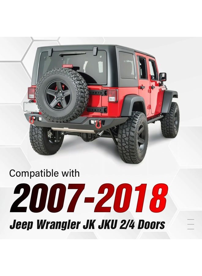 YZONA Steel Heavy Duty Reinforc Tailgate Hinge Set forJeep Wrangler JK 2007-2018 - Image 2