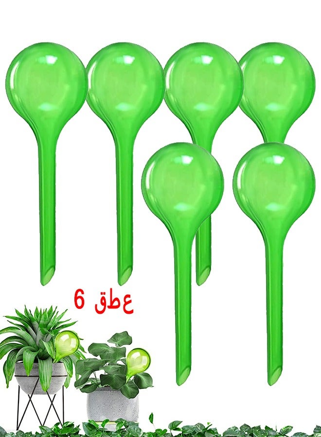 HS 6Pcs Plant Watering Bulbs Self-Watering Globes Automatic Water Device Balls Vacation Houseplant Plant Pot Bulb Garden Waterer Flower Water Drip Irrigationdevice Spikes Drippers - Image 1