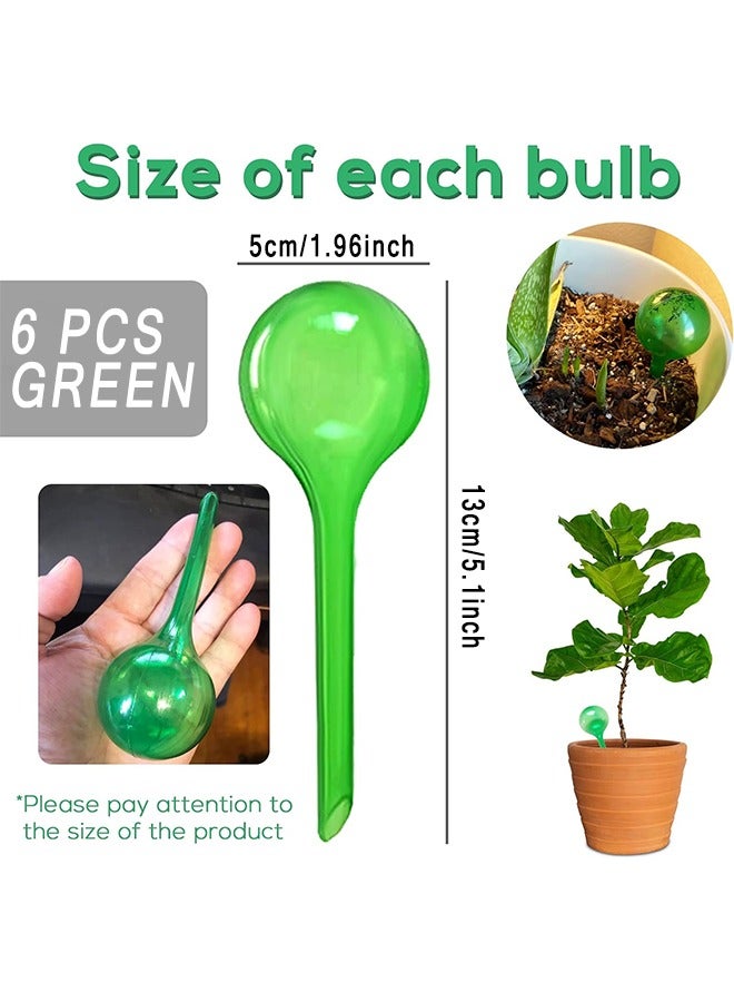 HS 6Pcs Plant Watering Bulbs Self-Watering Globes Automatic Water Device Balls Vacation Houseplant Plant Pot Bulb Garden Waterer Flower Water Drip Irrigationdevice Spikes Drippers - Image 2
