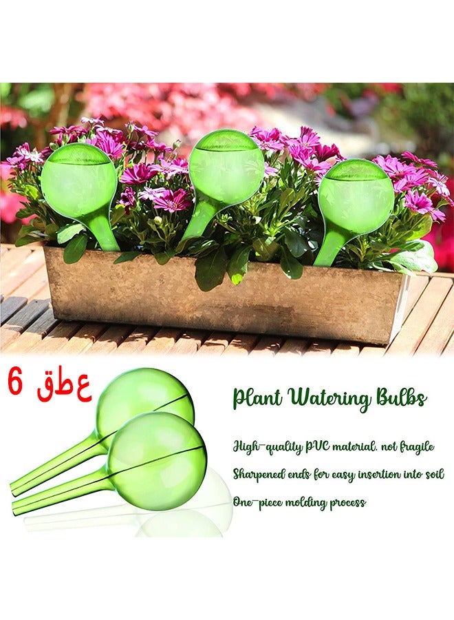 HS 6Pcs Plant Watering Bulbs Self-Watering Globes Automatic Water Device Balls Vacation Houseplant Plant Pot Bulb Garden Waterer Flower Water Drip Irrigationdevice Spikes Drippers - Image 3