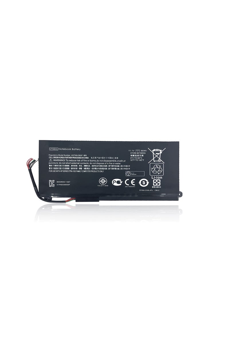 Terabyte VT06XL VT06 Replacement Laptop Battery for HP Envy 17-3000 17-3070 17-3200 17t-3000 17t-3200 TPN-I103 HSTNN-IB3F HSTNN-DB3F 657240-151 657240-171 657240-251 657240-271 657503-001 996TA008H VT06086XL 11.1V 86Wh - Image 1