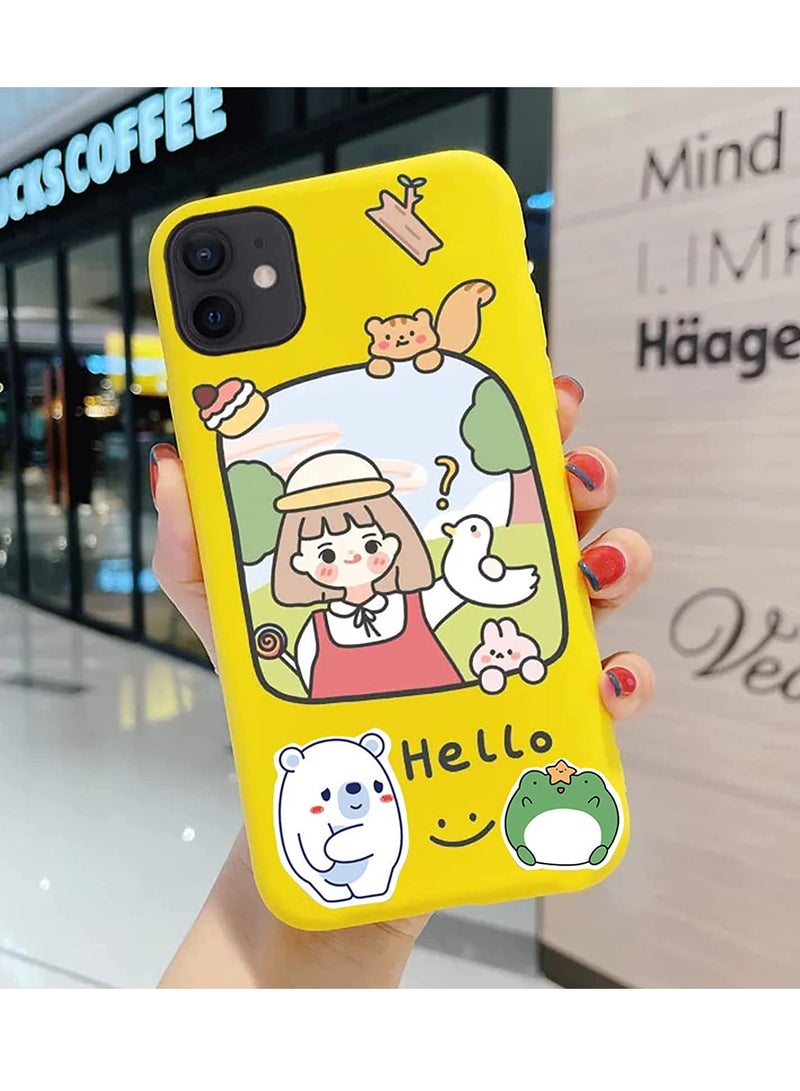 Excefore 100 Pcs Cute Animal Stickers, Waterproof Vinyl Animal Stickers for Kids, Colorful Animal Stickers for Water Bottles, Skateboard and Laptops, Cute Colored Animal Stickers for Boys and Girls - Image 2