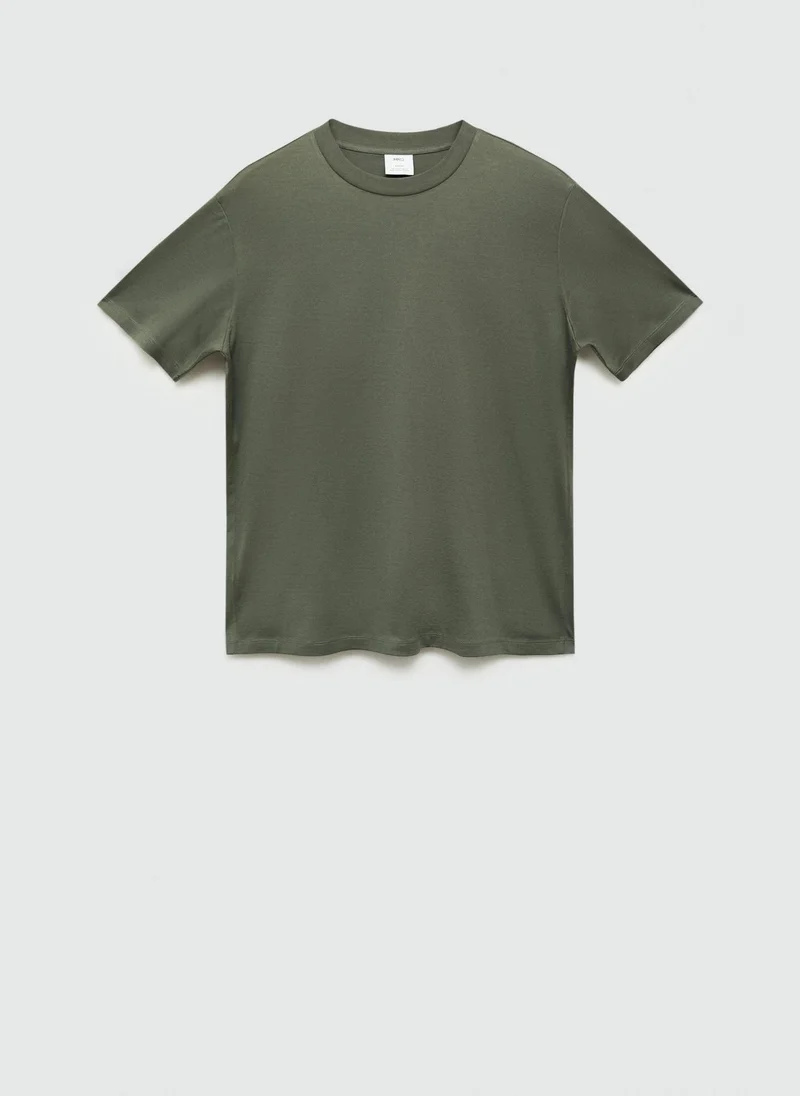 Mango Man Essential Crew Neck T-Shirt