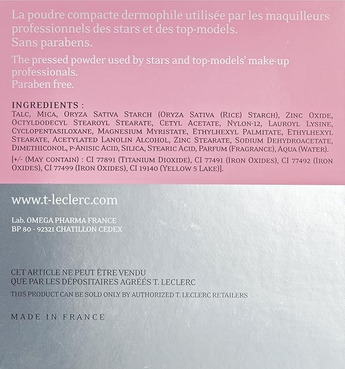 T. LeClerc TLeClerc Pressed Powder Dor 10 g - Image 3