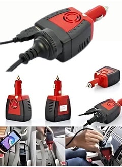 Car Inverter Adapter 150W with USB 5V Charging Port Power Inverter DC 12V to AC 220V - pzsku/Z40DB1024C0A9DE010A5BZ/45/_/1735375310/8c9eeedf-08f3-4a79-a64d-2b2b147a9ab6