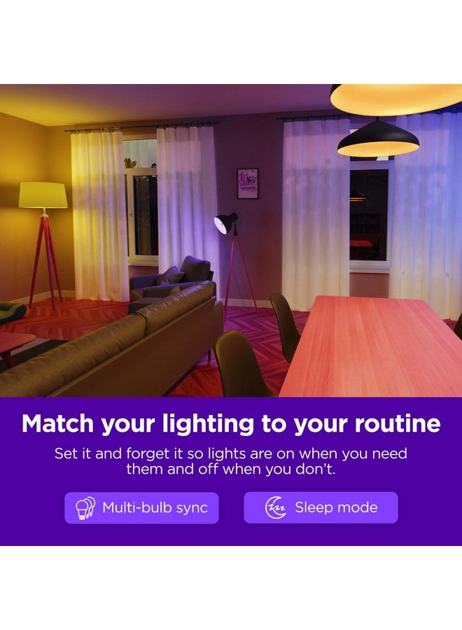 ROKU Roku Smart Light Bulbs (Color, 1-Pack) - Dimmable A19 Color Lightbulbs with Adjustable Brightness & Temperature - WiFi Smart Bulbs Works Voice, Alexa & Google Assistant - Smart Home Products  - Image 4