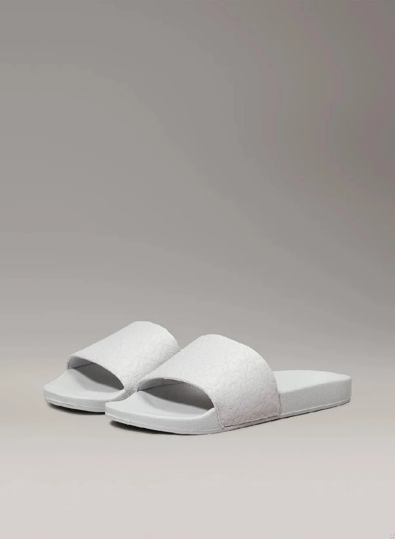 CALVIN KLEIN Logo Jacquard Sliders