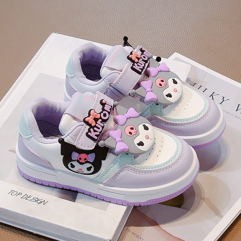 Girls Low-Top Board Shoes 2025 Spring New Non-Slip Casual Shoes Kulomi Children'S Velcro Children'S Shoes All-Match Trendy - Image 5