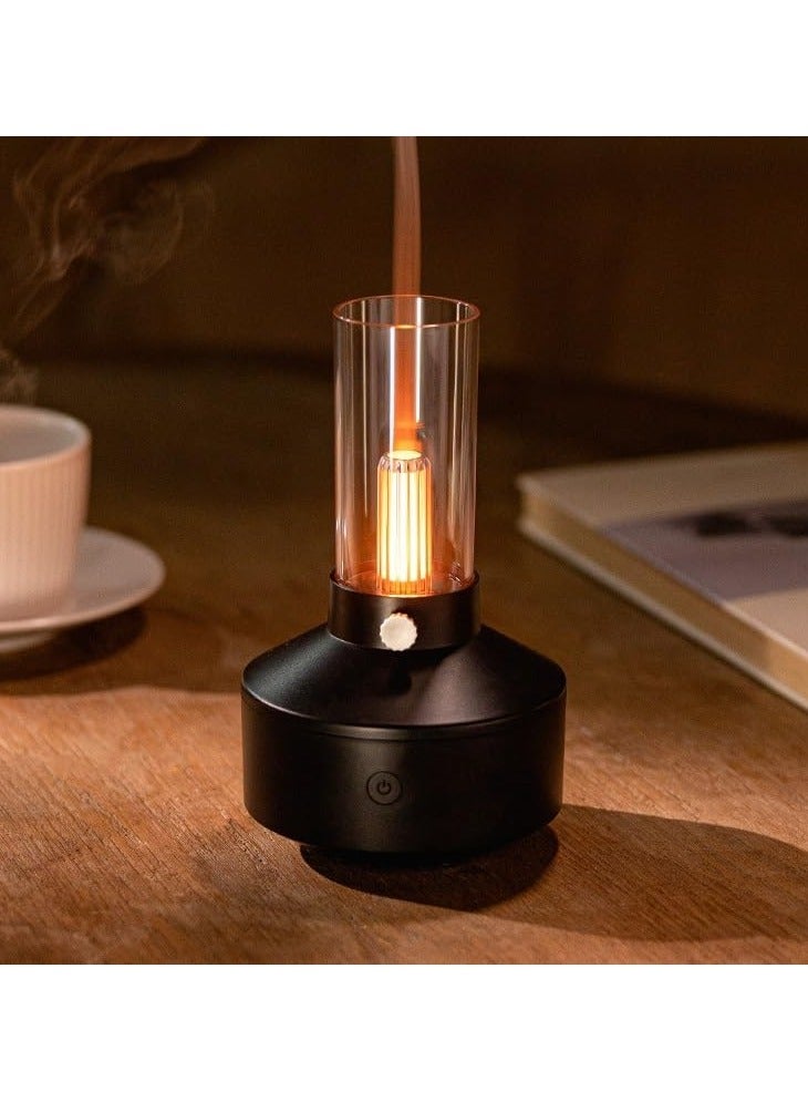 SOLARAE New aromatherapy humidifier household small aerosol dispenser desktop atmosphere candle light car retro lamp aroma diffuser - Image 2