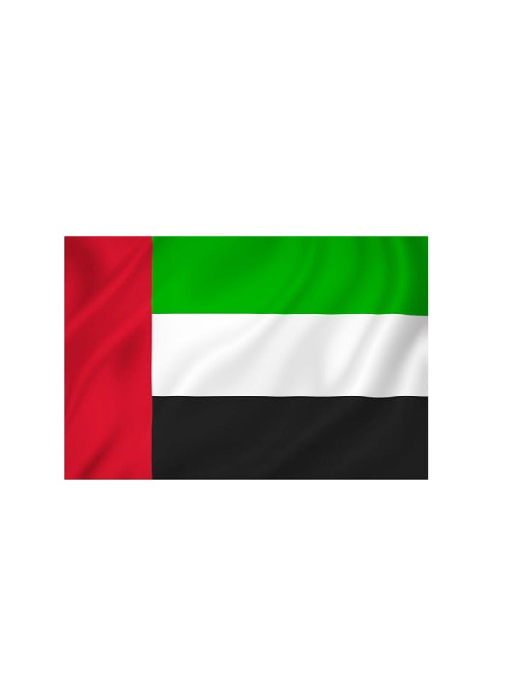PARTY FUN UAE Flag 90x145Cm W Header Card  - Image 1