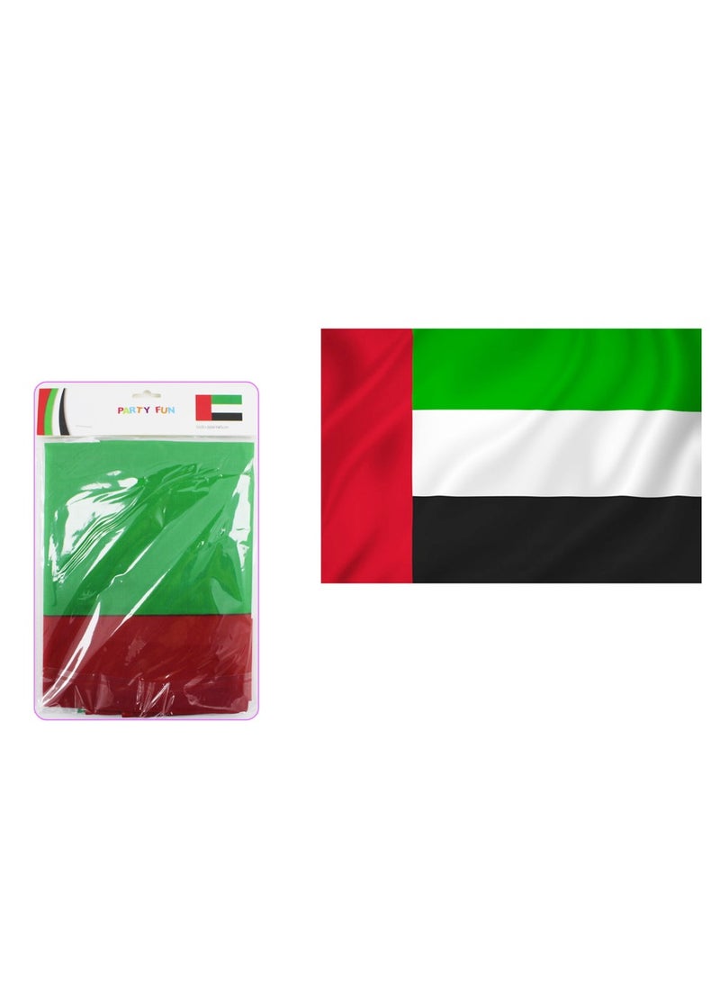 PARTY FUN UAE Flag 90x145Cm W Header Card  - Image 2