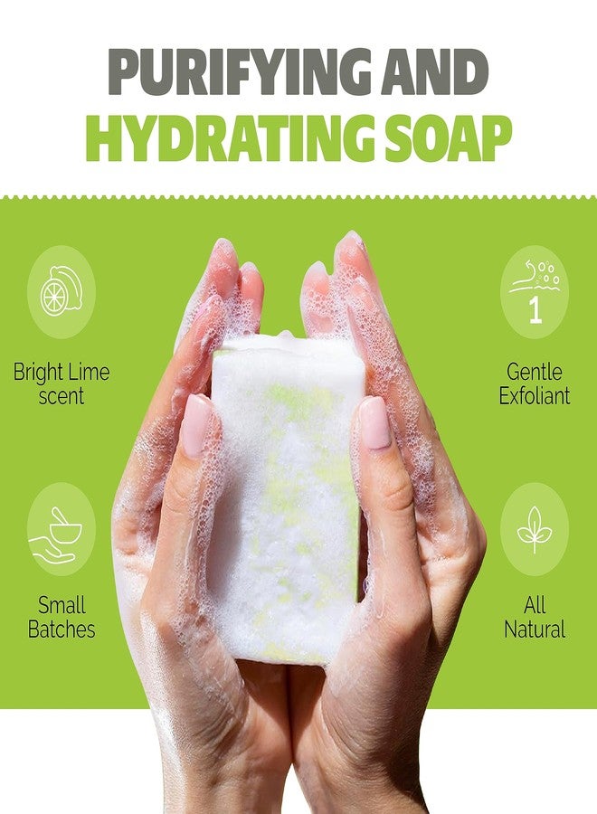 BOOTLEG BATH Natural Gentle Exfoliating Bar Soap- Citrus Blend with Sea Salt, Made in USA for Men and Women, Eco Friendly, Handcrafted Body Soap, 4.4 oz Bar - Image 4
