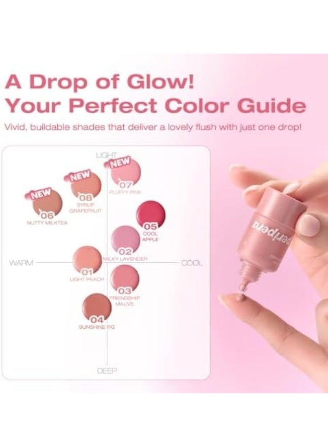 PERIPERA شراب توك تشيك 02 لافندر حليبي 1 حبة - Image 4