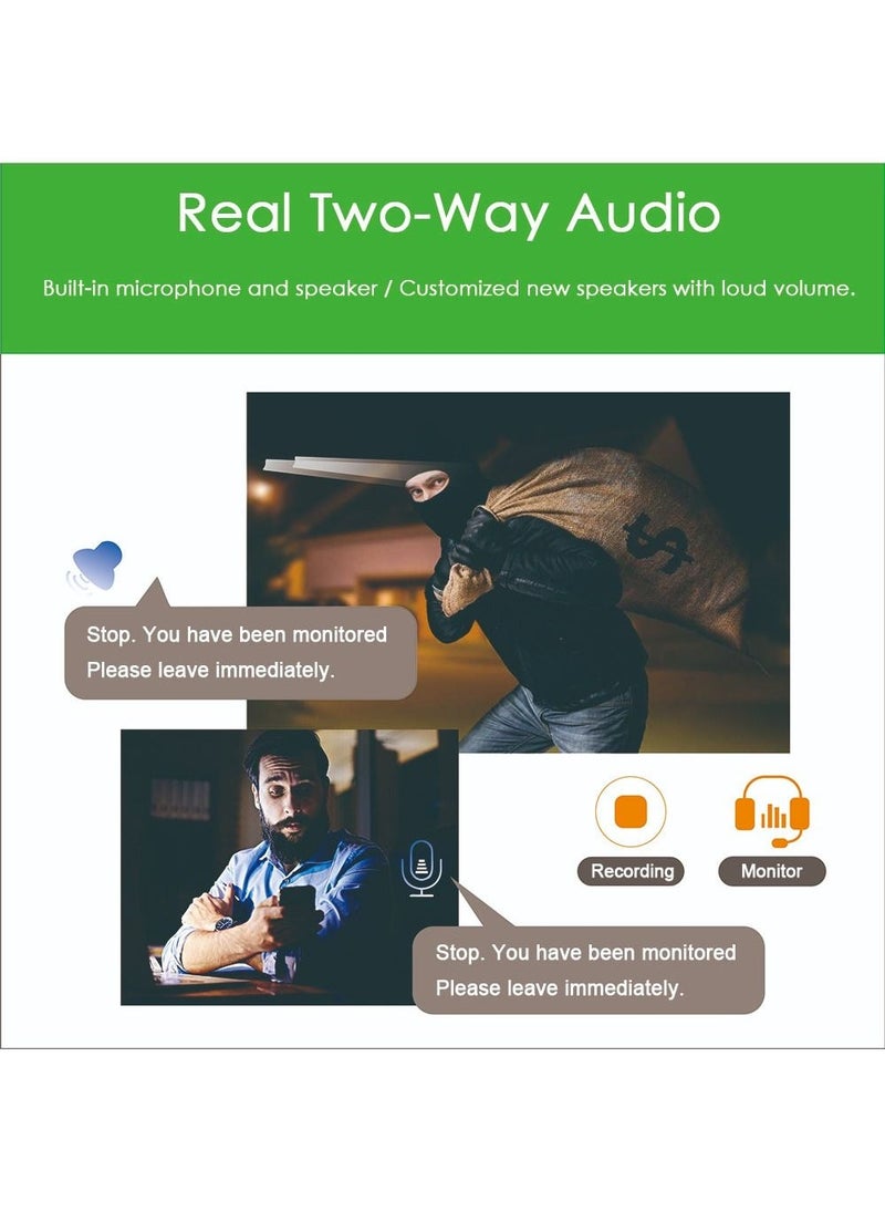 AL RAID 4G LTE SIM Card IP Security Camera CCTV Camera Outdoor 1080P Night Vision Solar Dome, PTZ Color IR Night Vision Dual Sensor Motion Detection Tilt Surveillance Camera System With Solar Panel - Image 3