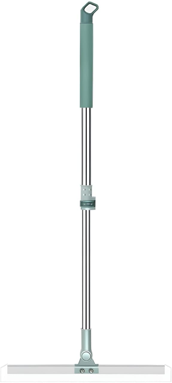 HELIMIX 50 inch Multifunctional Magic Broom Floor Squeegee with Long Telescopic Handle Adjustable and Silicone Strips Rotating Squeegee Broom for Cleaning Floor Mop Long Handle Solar Panel - Image 1