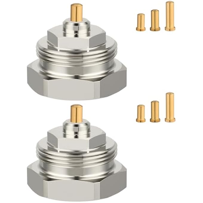 RADIATOR ADAPTER M30 X 1.0 TO M30 X 1.5 THERMOSTATIC VALVE ADAPTER VALVE ADAPTER THERMOSTATIC HEAD ADAPTER FOR OVENTROP VALVES SMART HOME THERMOSTAT HEATING VALVE RADIATOR VALVE FINE THREAD (2 - Image 2