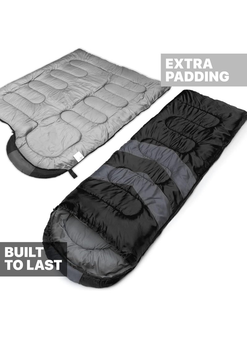 Winter Camping Sleeping Bag - Waterproof for Adults & Kids (-18 to 7°C, Lightweight Portable) - Image 3
