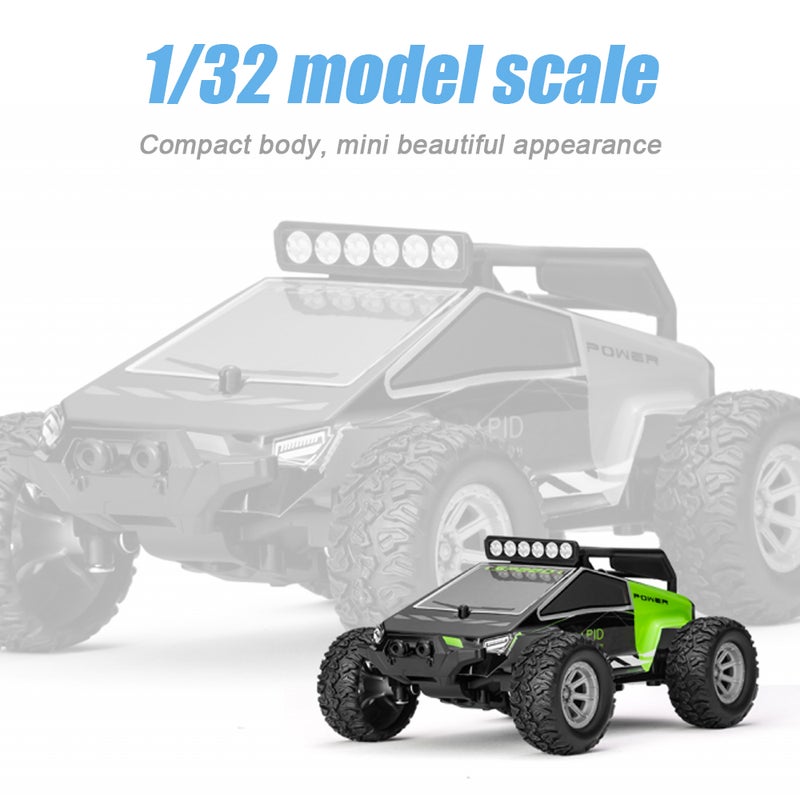 Loquat S638 2.4GHz 1:32 LED Light 20KM/H High Speed Racing Car 18.5cm - Image 4