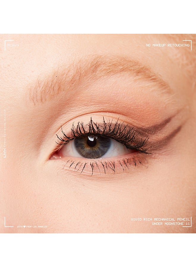 NYX PROFESSIONAL MAKEUP قلم تحديد ميكانيكي غني بالحيوية - تحت حجر القمر - Image 4