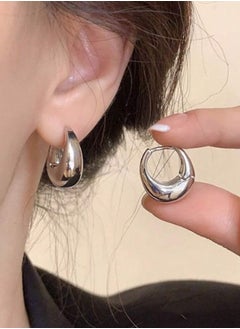 Elegant Silver Stainless Steel Earrings For Women - pzsku/Z40DBEB2DED38DC6DC76DZ/45/_/1729133339/c8ca2838-d5b3-47be-9c22-642282debe76