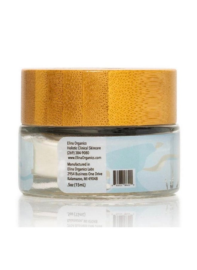 Elina Organics - Leave On Under Eye Recovery Mask 1Oz Organic Skincare Eye Cream Reduce Wrinkles Reduce Dark Circles Reduce Puffy Eyes Rebuild Collagen Vitamin C White Truffle Extract Holistic Skincare - Image 1