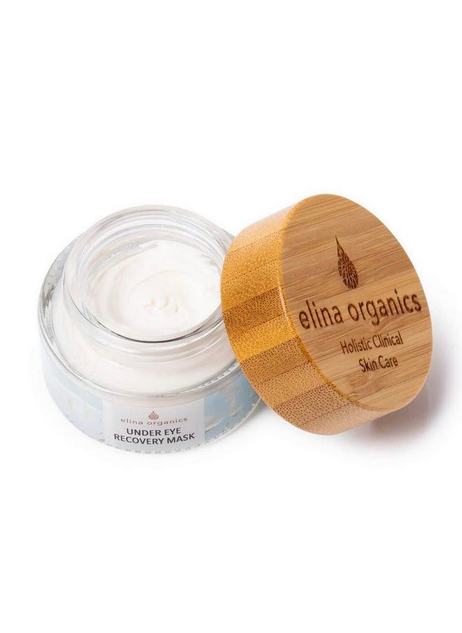 Elina Organics - Leave On Under Eye Recovery Mask 1Oz Organic Skincare Eye Cream Reduce Wrinkles Reduce Dark Circles Reduce Puffy Eyes Rebuild Collagen Vitamin C White Truffle Extract Holistic Skincare - Image 1