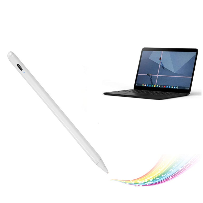 Bbata iPhone Stylus Pen, Active Capacitive Digital Pencil Stylus for iPhone Pen,Good for Sketching and Note-Taking Touch Screen Pens with Type-C Rechargeable, White - Image 1