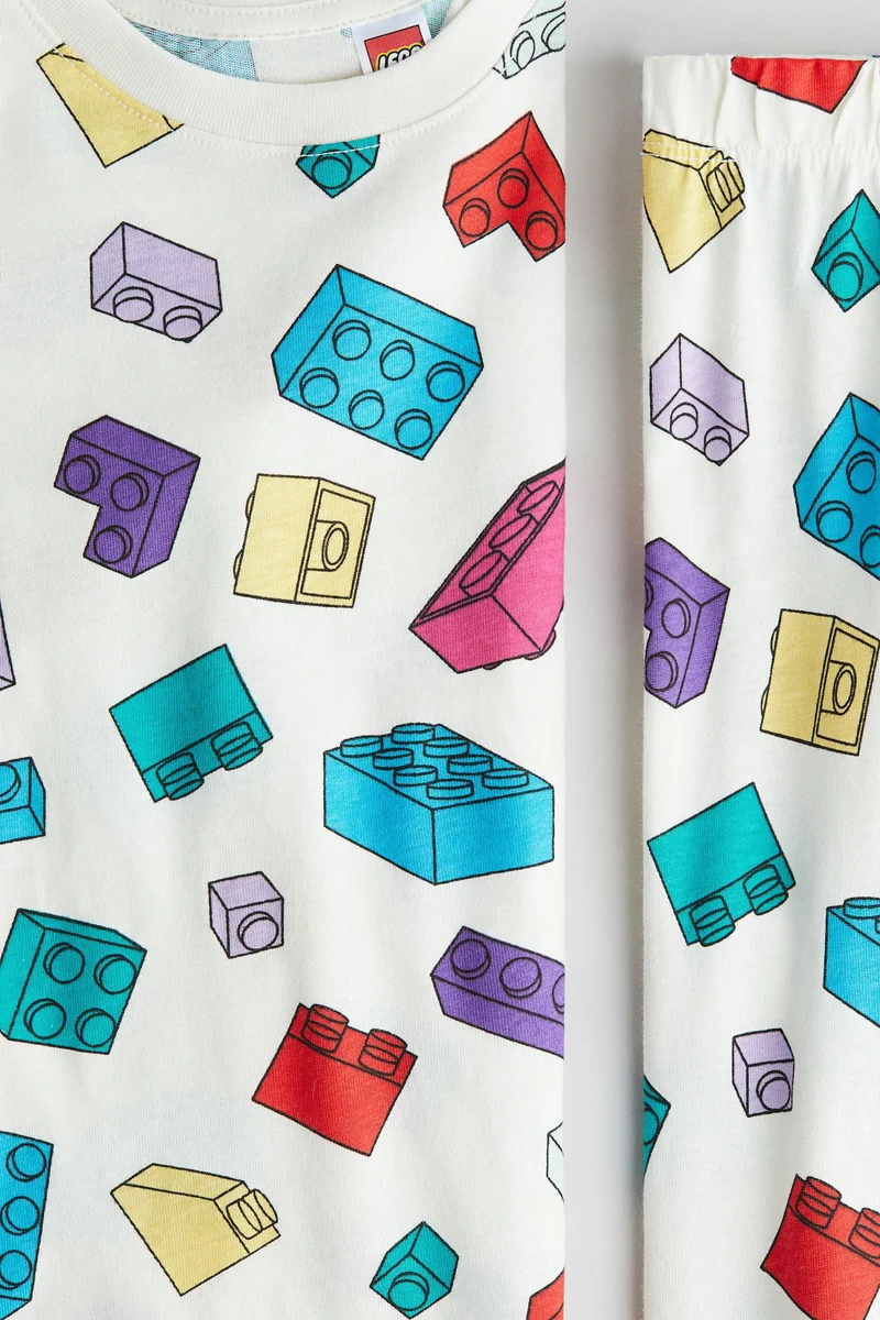 H&M Printed cotton jersey pyjamas