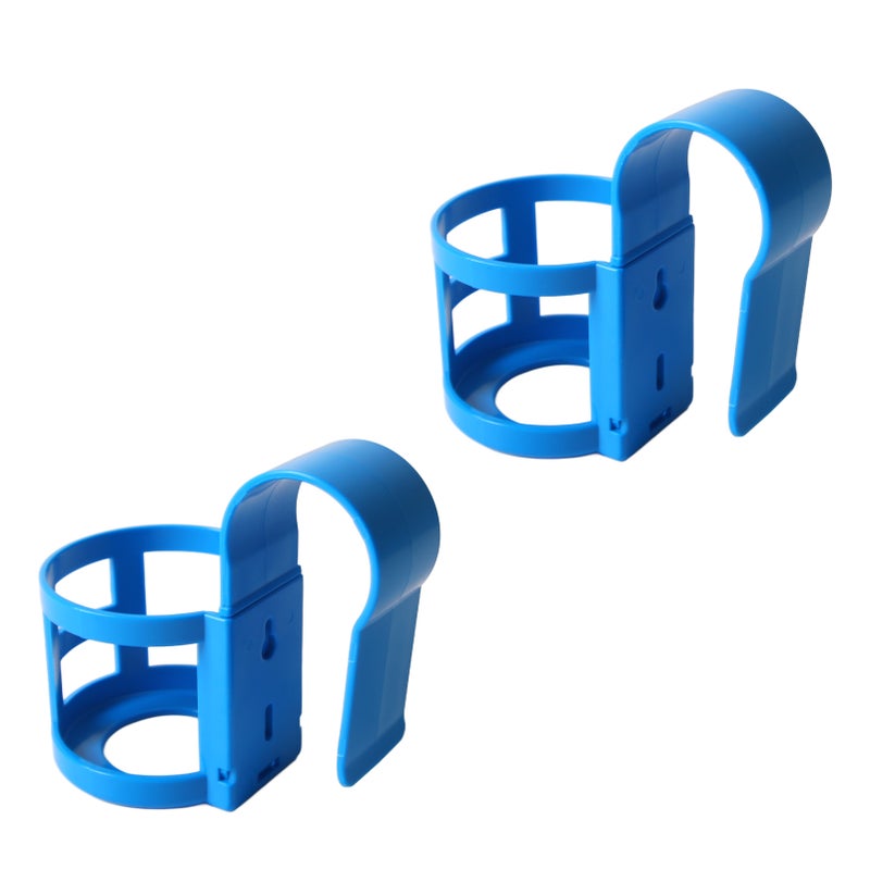 Pool Cup Holder Prevent Spill Poolside Drink Holder Above Ground Pool Accessories for Round Pool Bar Top Rails 2Pcs, Round - Image 4