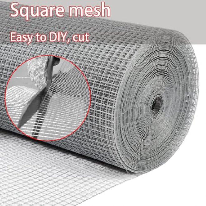 Stainless Steel Hardware Cloth 1/2 Inch - 304 Welded Wire Mesh Roll for Chicken Coop, Rabbit Enclosure, Animal Fencing, Durable Garden Protection (0.5m x 1m) - Image 4